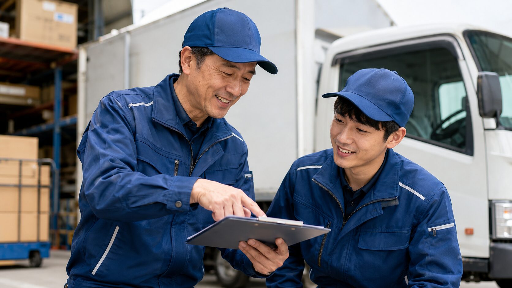 先輩のサポート